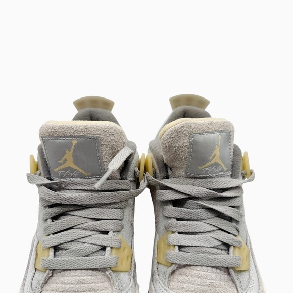 Air Jordan 4 Retro SE Craft Photon Dust (GS) - Youth Kids Sneakers - Gray Shoes - Picture 4 of 11